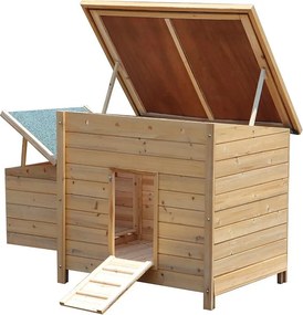 Kurník Avenberg RUFUS 123 x 70 x 81 cm hnedý