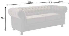 Sedacia súprava 43115 Windsor 3-sedenie Zamat Šedá  - Komfort-nábytok