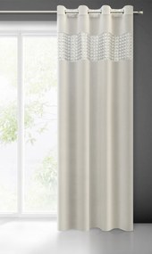 ZATEMŇOVACÍ ZÁVES NA KRÚŽKOCH MARGOT 140X250 CM STRIEBORNÁ