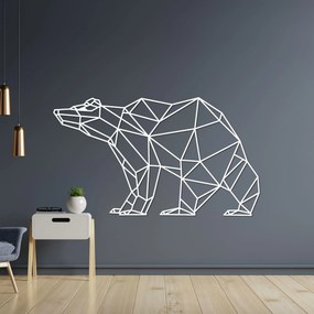 Drevený obraz na stenu Geometrický medveď | BRUKO: HDF - Javor 60 x 34 cm 4399-83168 HDF0244