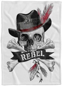 Deka Rebel skull (Podšitie baránkom: NE)