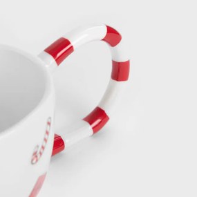 Hrnček LOLLA s veľkým červeným uchom 717086717079 300 ml