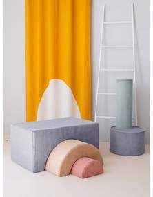 Modré menčestrové penové ihrisko 75x49x37 cm Rainbow Montessori – Wigiwama