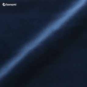 Modrá zamatová rohová pohovka (ľavý roh) Jodie - Micadoni Home