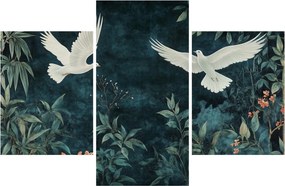 Obraz - Dve holubice (90x60 cm)