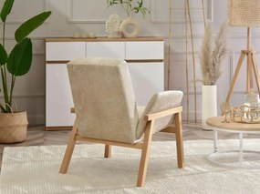 Čalúnené kreslo HENLEY béžové