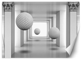 Fototapeta, Tunel 3D koule optické - 150x105 cm