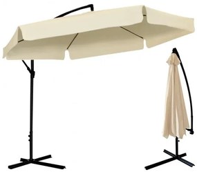 Bestent Záhradný slnečník 350cm BEIGE Trabem