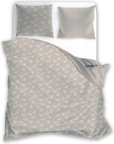 Obliečky z mikrovlákna Satyn 002 140x200 cm + 70x90 cm béžové