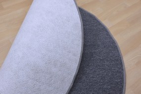 Vopi koberce Kusový koberec Astra šedá kruh - 200x200 (priemer) kruh cm