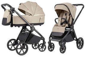 Kočík 2v1 Carrello Omega Plus solar beige 2024