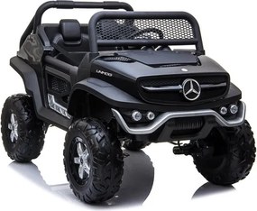 LEAN CARS Elektrické autíčko Mercedes Unimog čierne