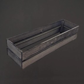 AMADEA Drevený obal s hrantíkom morený, 61,2x19,6x15cm, český výrobok