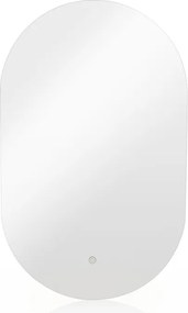 Noela Oválne zrkadlo s LED podsvietením OVELIA
