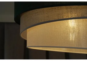 Duolla - Luster na lanku TRIO 1xE27/15W/230V pr. 45 cm zelená/šedá/biela