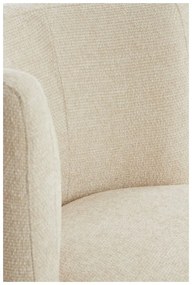 Krémové kreslo Kamova – Light &amp; Living