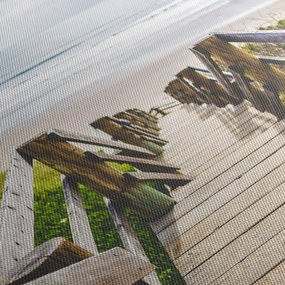 Obraz - Vstup na pláž (70x50 cm)