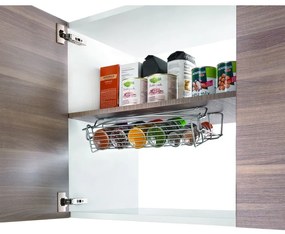 Závesná antikoro polica na koreničky Metaltex Swing