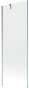 Mexen Next, 1-krídlová vaňová zástena 70 x 150 cm, 6mm číre sklo, oceľová, 895-070-000-00-00-97