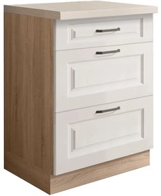 Kuchynská skrinka Smart 10D Sonoma/biely Mat