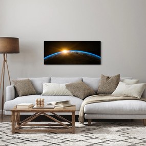 Obraz planéty Zem z vesmíru (120x50 cm)