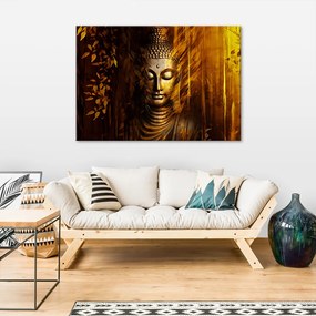 Gario Obraz na plátne Skrytý zlatý Budha Rozmery: 90 x 60 cm