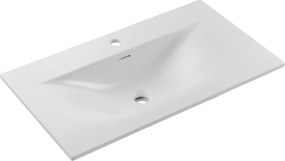 Comad Nábytkové keramické umývadlo SKY 1 80 DP MATT WHITE, 81x46 cm, biela matná