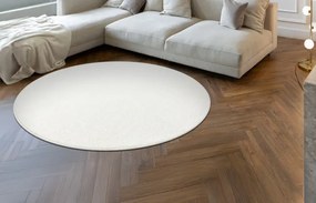 Koberec ETON PLUS krémový kruh