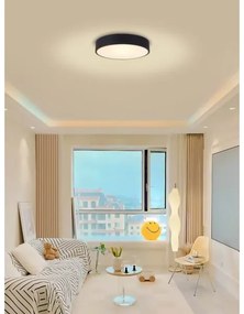 Immax NEO 07201L-LED Stmievateľné stropné svietidlo RONDATE 28W/230V čierna Tuya+DO