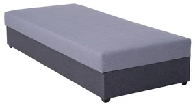 Čalúnená váľanda s úložným priestorom JACOB XL nosnosť 130 kg 90x200 cm šedá PO0065