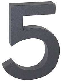 Domové číslo v „3D“ prevedení so štruktúrovaným povrchom RICHTER RN.100LV, 9, RICHTER antracit matná