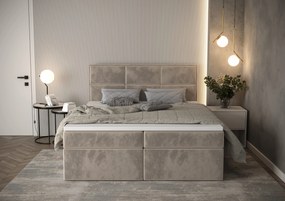 Moderná Kontinentálna posteľ GALAXY /boxspring - ÁNO + (70€),160x200