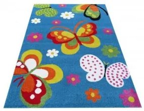 Farebný koberec s motívom Motýle