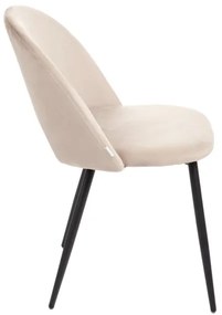 Jedálenská stolička TERCIO zamatová béžová 871011