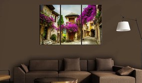 Artgeist Obraz - Charming Alley Veľkosť: 90x60, Verzia: Premium Print