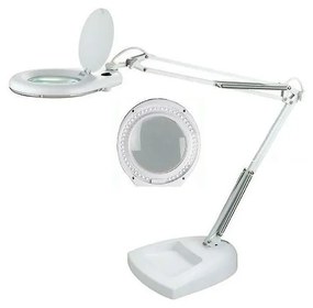 LED Stolná lampa s lupou LED/15W/230V
