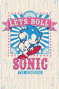 Plagát, Obraz - Sonic the Hedgehog - Let‘s Roll