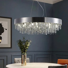 Toolight Toolight, stropné svietidlo 60cm, 16xG9, APP1786-5CP, chrómová, OSW-04057