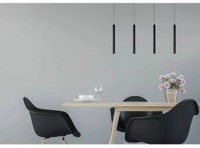 Lucide 74403/04/30 - LED Stmievateľný luster na lanku LORENZ 4xLED/4W/230V čierna