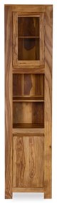 furniture-nabytek.cz - Masívna kúpeľňová skrinka Leeston z palisandrového dreva, lakovaná, hnedá – 45×35×185 cm