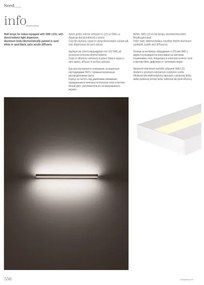 Redo 01-3552 - LED Nástenné svietidlo SEED LED/15W/230V biela