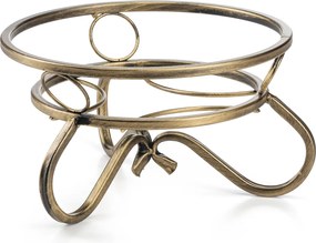 STOJAN NA KVETINÁČ RONNIE 16X28 CM ZLATÁ