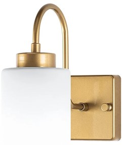 Nástenné svietidlo v bielej a zlatej farbe ø 10 cm Duzsuz – Opviq lights