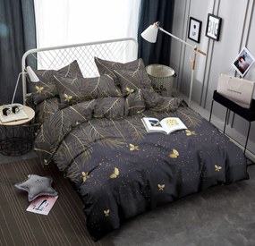 Obliečky z mikrovlákna VISATA čierne Rozmer obliečky: 70 x 80 cm | 140 x 200 cm