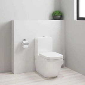 GROHE Euro Ceramic WC misa kombi Rimless s hlbokým splachovaním, Triple Vortex, variabilný odpad + WC nádržka + Softclose WC sedátko, 383 x 675 x 774 mm, alpská biela, 39462000