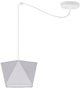 Závesné svietidlo Diamond Spider, 1x textilné tienidlo (výber z 10 farieb), (výber z 2 farieb konštrukcie)