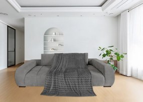 Deka Cashmere touch Nele 150x200 cm, šedá