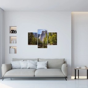Obraz - Pod Yosemite skalou (90x60 cm)