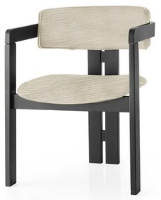 Jedálenská stolička C Light Grey and Black