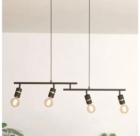 Eglo 900177 - Luster na lanku LURONE 4xE27/10W/230V
